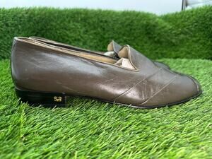 Stacy Adams Loafer Shoes Women's 9 Brown Leather Business Formal Career Slip-On